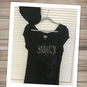 Cute JUICY COUTURE Vintage Wide Scoop Top!